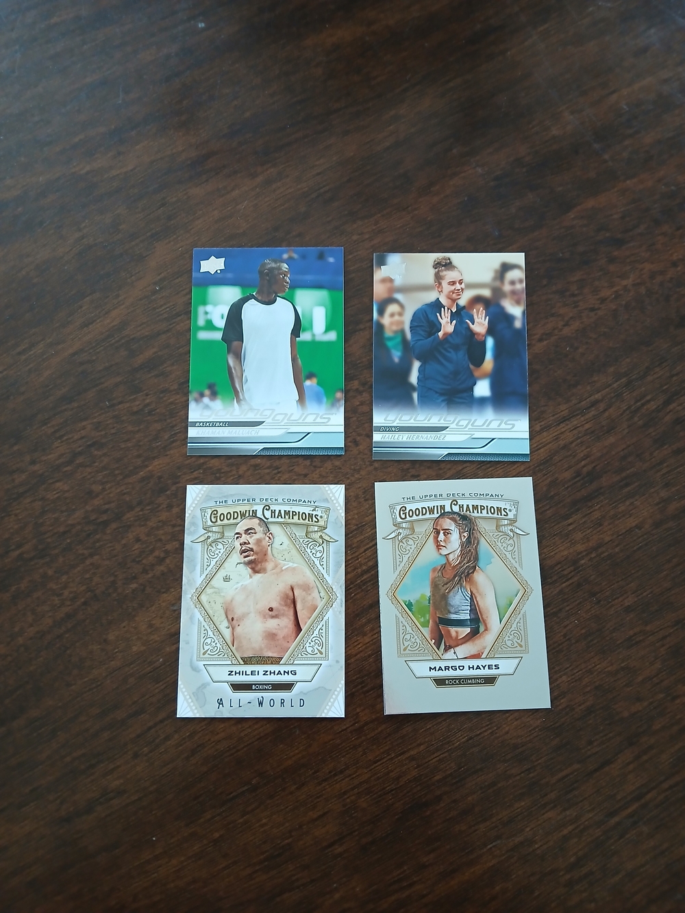 Upper Deck Goodwin Champions & Dugouts Trading Cards - Blue, White